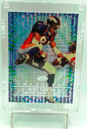 Vintage 2000 Collector's Edge Masters NFL Rod Smith Card #59 Holosilver Limited Edition #0683/#1000 Denver Broncos WR ("Sealed In Card Protector Acrylic Case") Collector's Edge "Rare-Vintage" (2000)