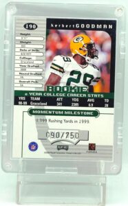 2000 Playoff Momentum Herbert Goodman 190(2)