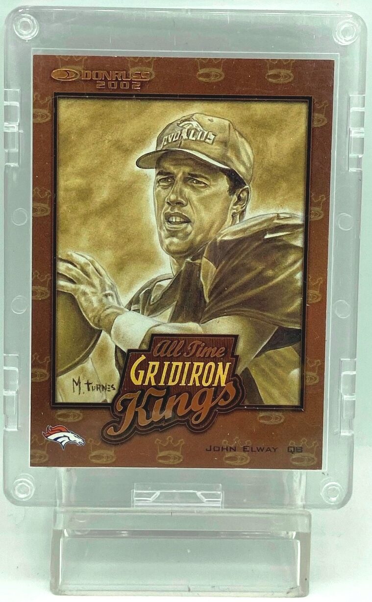 2002 Donruss Gridiron John Elway AT-4 (1)