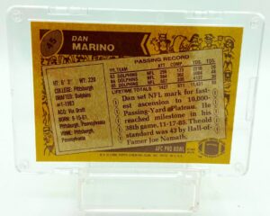 1986 Topps NFL Dan Marino Card #45