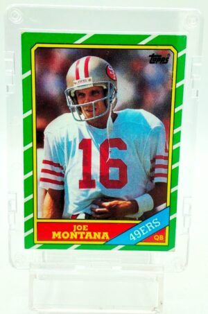 1986 Topps NFL Joe Montana Card #156 (1)