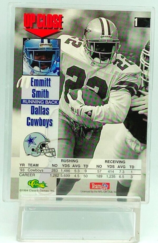 1994 Classic Images Emmitt Smith #1 (2)