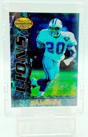 1995 Bowman's Barry Sanders Card #10 (1)
