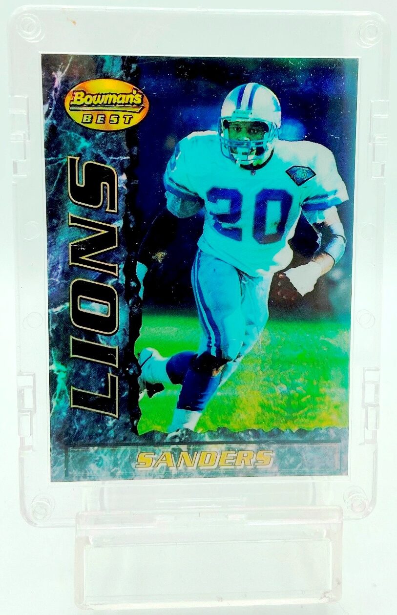1995 Bowman's Barry Sanders Card #10 (1)
