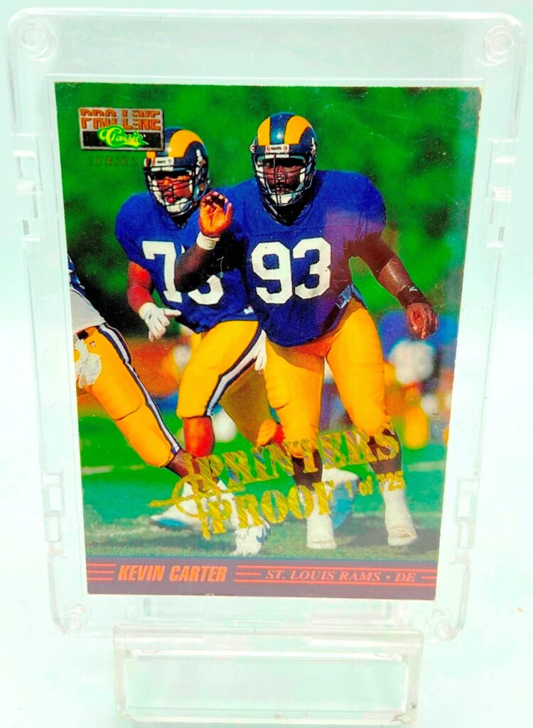 1995 Classic Proof Kevin Carter #II-64 (2)