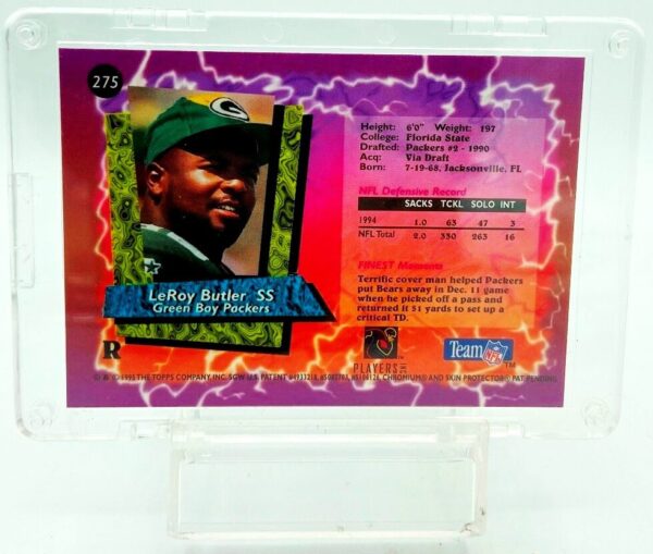 1995 Topps LeRoy Butler #275 (2) 1995 Topps LeRoy Butler #275 (2)