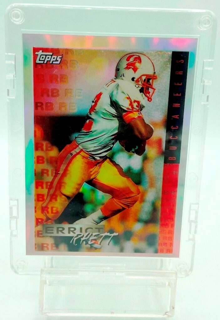 1995 Topps Refractor Errict Rhett RB #5 (1)
