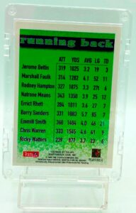 1995 Topps Refractor Errict Rhett RB #5 (2)