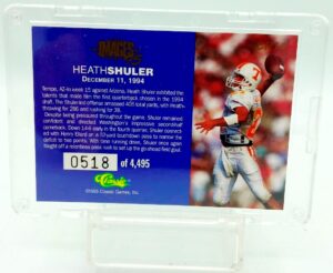1995 classic Heath Shuler RC #CP14 (2)