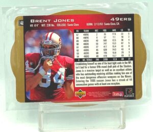 1996 SPx NFL Brent Jones #41 (2)