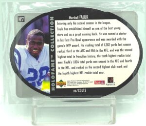 1996 SPx NFL Marshall Faulk #Hx7 (2)