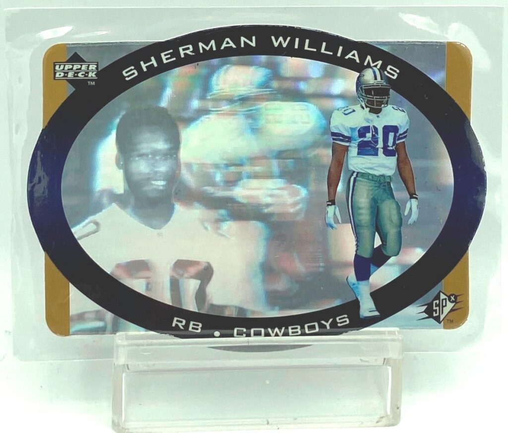 1996 SPx NFL Sherman Williams #10 (1)