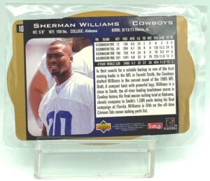 1996 SPx NFL Sherman Williams #10 (2)