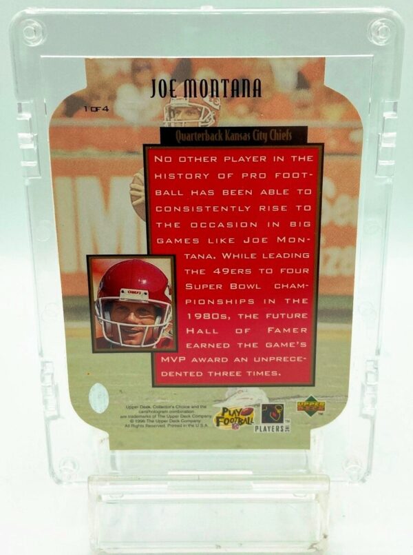 1996 UD Choice Joe Montana #1 of 4 (C)