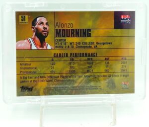 2000 Topps USA Gold Alonzo Mourning #51 (2)