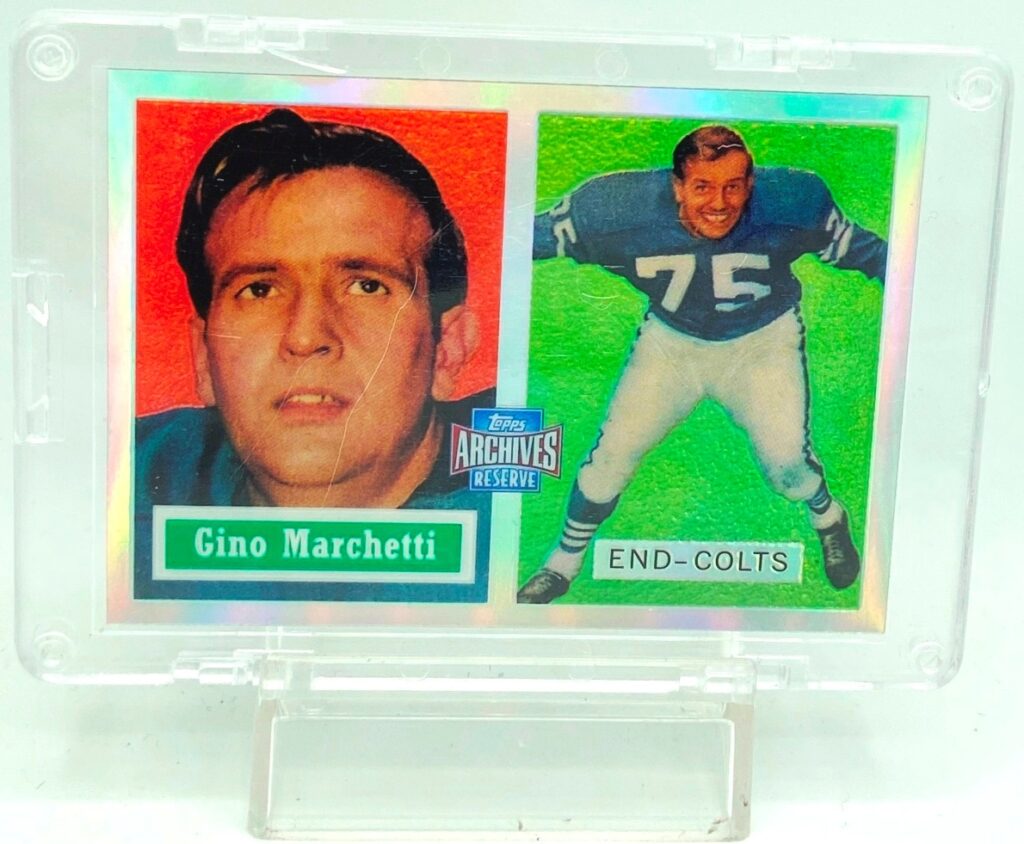 2001 Topps Gino Marchetti #5 (1)
