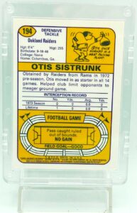 2001 Topps Otis Sistrunk #194 (2)