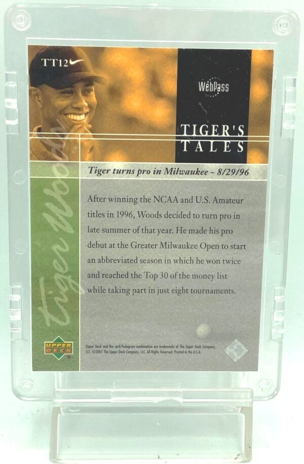 2001 UD Premiere Tiger Woods #TT12 (2) 2001 UD Premiere Tiger Woods #TT12 (2)