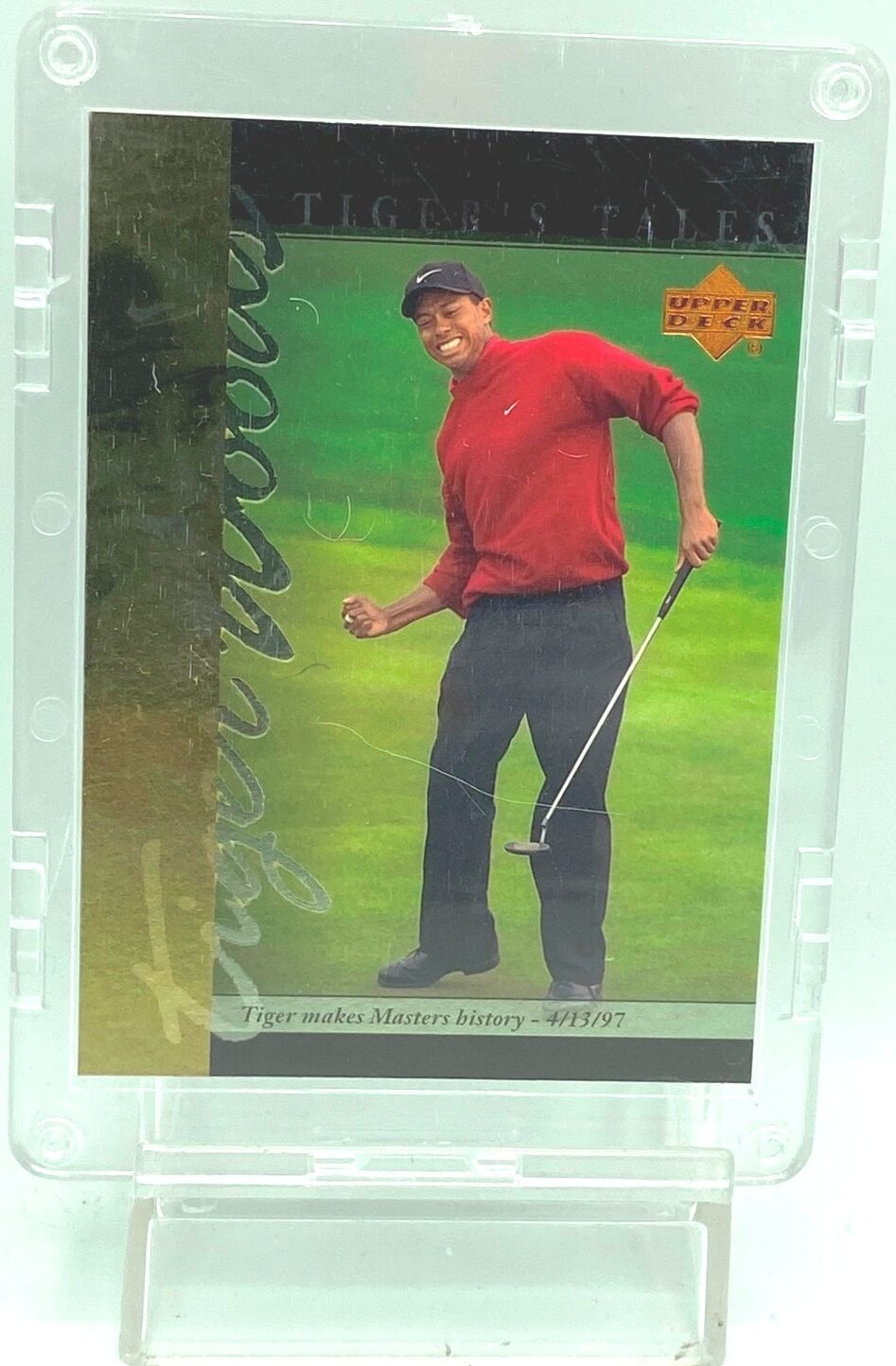 Vintage 2001 Upper Deck Golf Premiere Edition Tiger Woods Card TT15