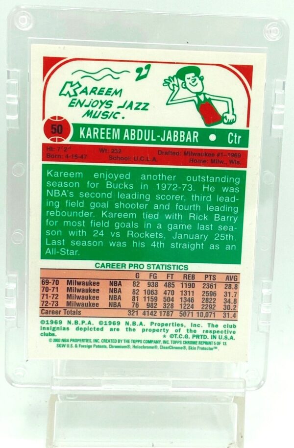 2002 Topps Chrome All-Star Kareem #50 (5) 2002 Topps Chrome All-Star Kareem #50 (5)