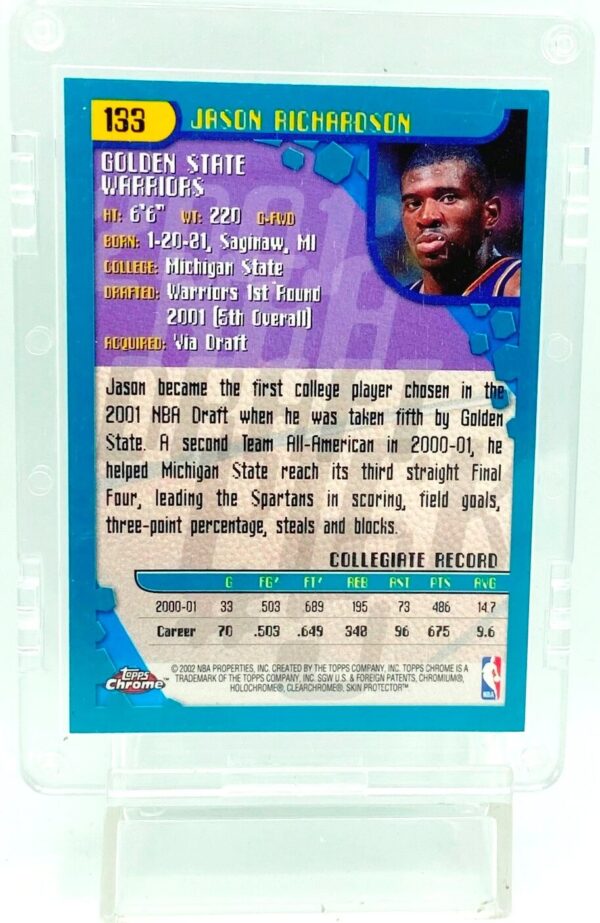 2002 Topps Chrome Jason Richardson #133 (2)
