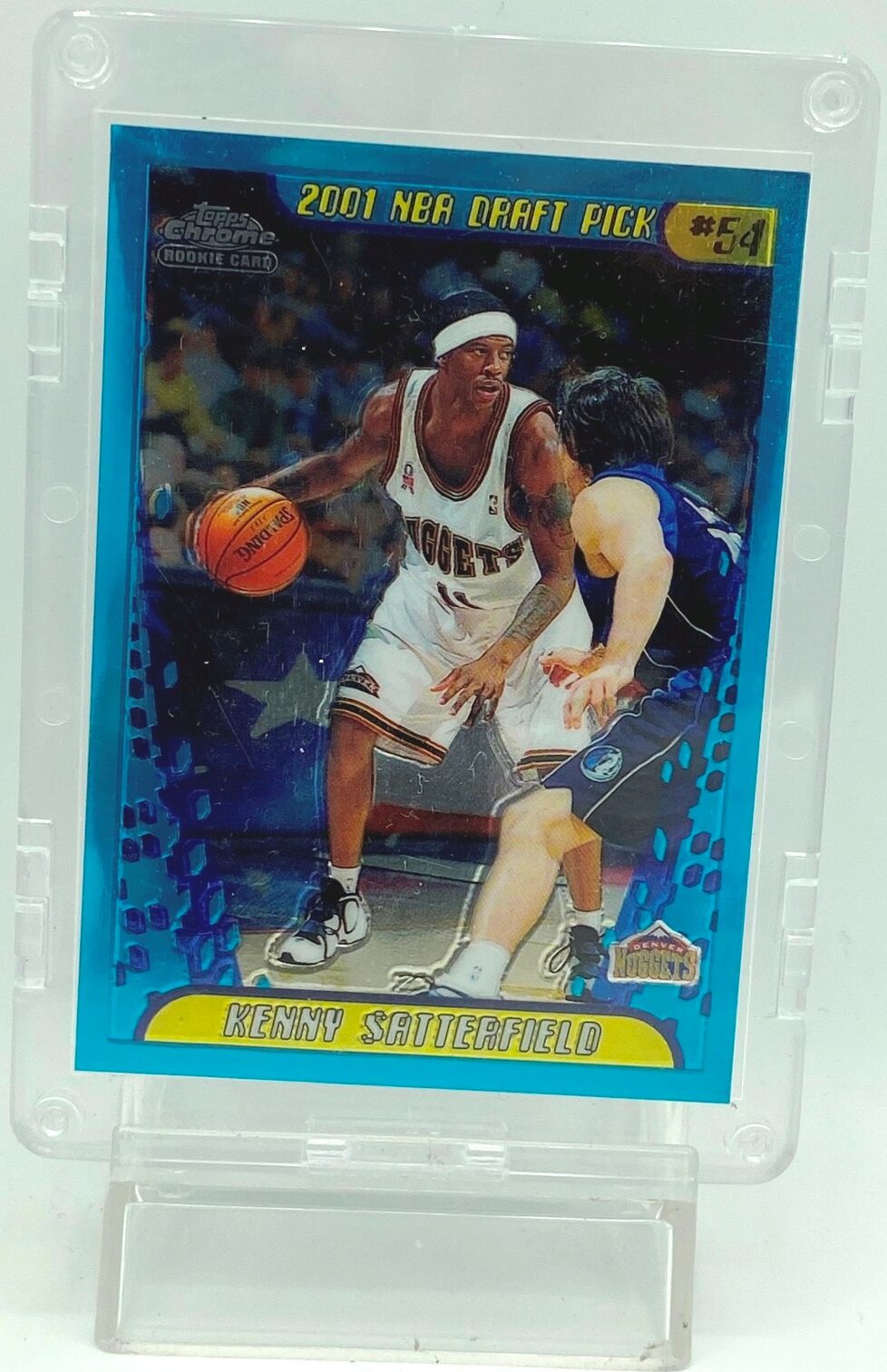 Vintage 2002 Topps Chrome NBA Kenny Satterfield Rookie Card 163 Team