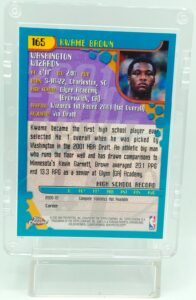 2002 Topps Chrome Kwame Brown #165 (2)