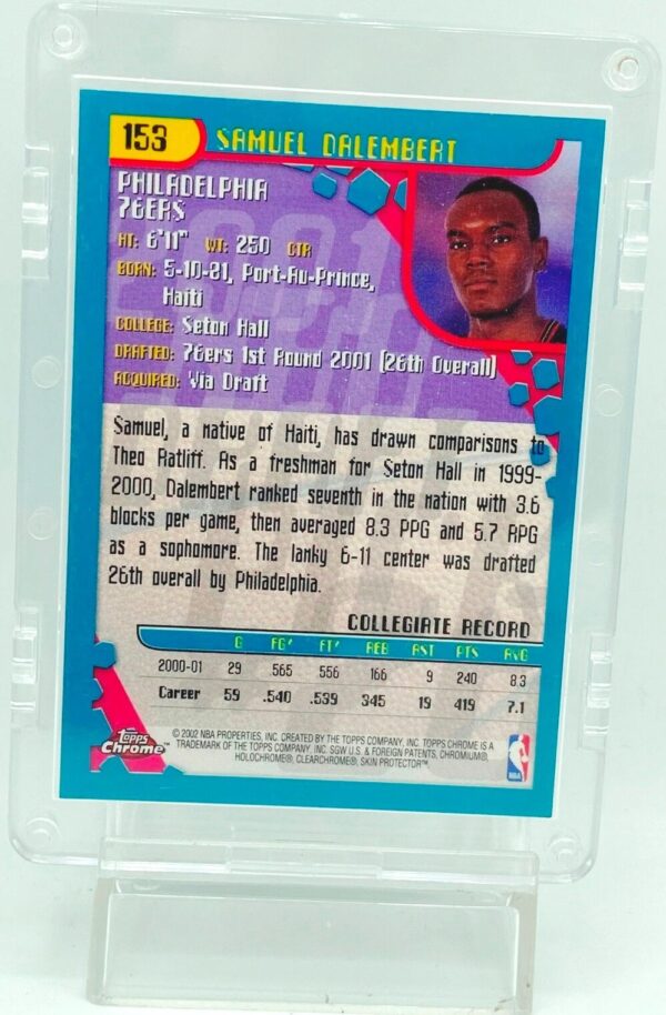 2002 Topps Chrome Samuel Dalembert #153 (2)