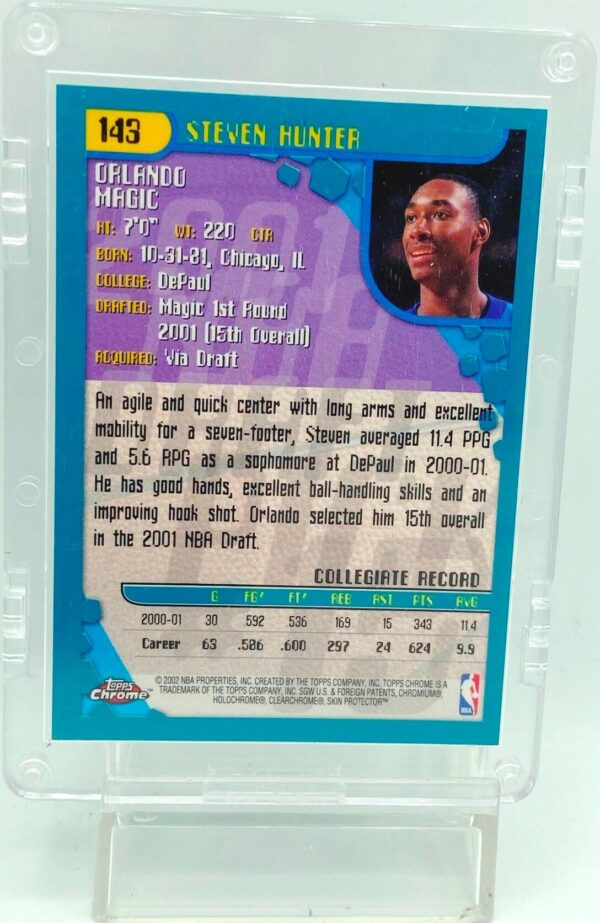 2002 Topps Chrome Steven Hunter #1 (3) 2002 Topps Chrome Steven Hunter #1 (3)