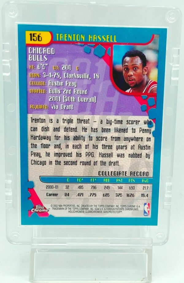 2002 Topps Chrome Trenton Hassell #156 (2)