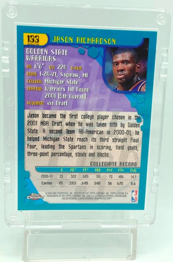 2002 Topps Refractor Jason Richardson 133(2) 2002 Topps Refractor Jason Richardson 133(2)