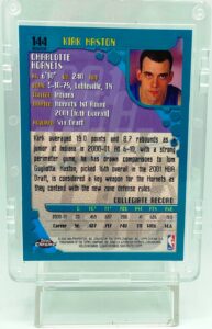 2002 Topps Refractor Kirk Haston 144 (2)