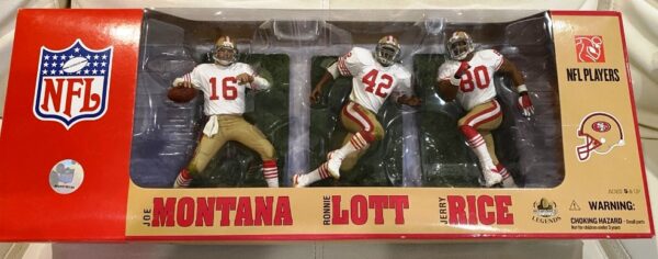 2007 McFarlane Sportspicks NFL San Francisco 49ers 3-Pk (2)