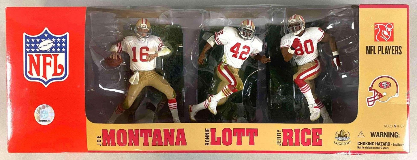 2007 McFarlane Sportspicks NFL San Francisco 49ers 3-Pk (5)