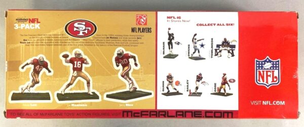 2007 McFarlane Sportspicks NFL San Francisco 49ers 3-Pk (6)