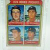 1974 Topps Quad Rookie Pitchers #596 (1)