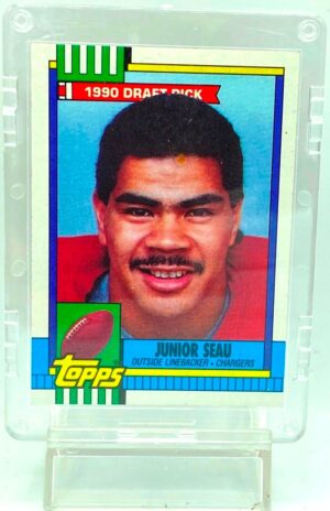 1990 Topps NFL Junior Seau Card #381 (1)