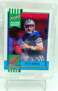 1990 Topps NFL Troy Aikman Card #3 (1)