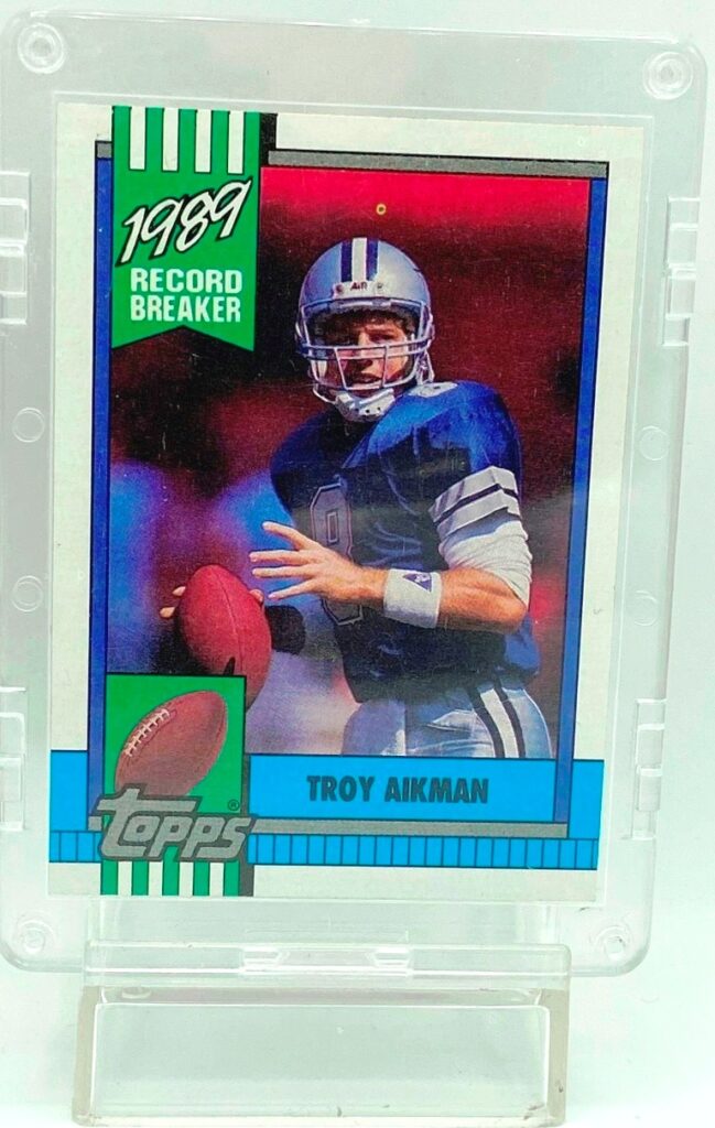 1990 Topps NFL Troy Aikman Card #3 (1)