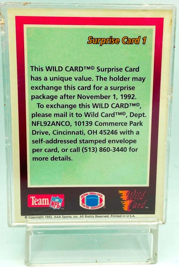 1992 AAA NFL Wild Card #1 (2)
