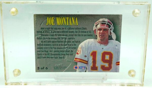 1994 Fleer Living Legends Joe Montana #3 (2)