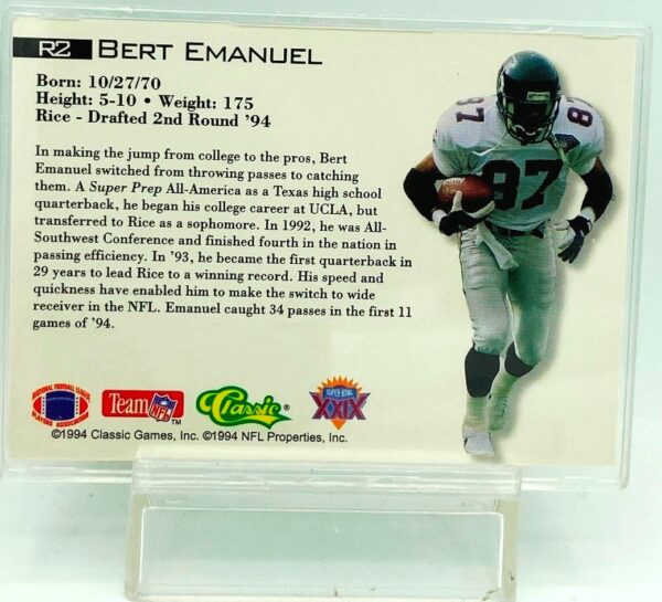 1994 Pacific Brew Bledsoe Card #11 (3)