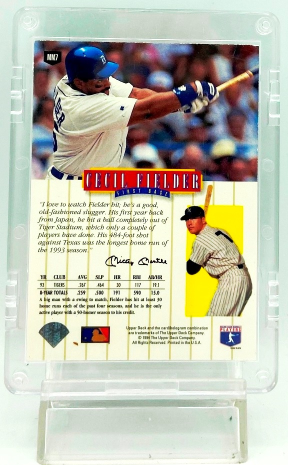 1994 Upper Deck Cecil Fielder #MM7 (2)