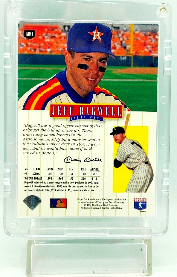 1994 Upper Deck Jeff Bagwell #MM1 (2) 1994 Upper Deck Jeff Bagwell #MM1 (2)