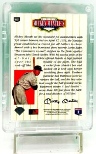 1994 Upper Deck Mickey Mantle #MM21 (2)