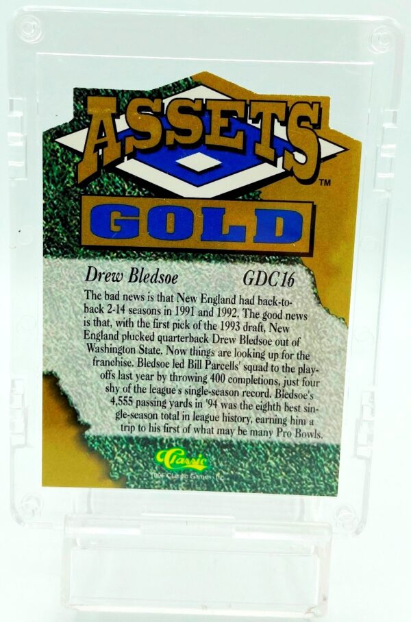 1995 Assets Gold Drew Bledsoe #GDC (2) 1995 Assets Gold Drew Bledsoe #GDC (2)