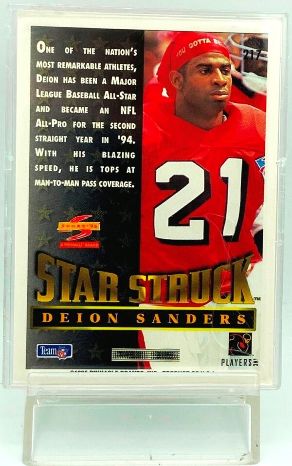 1995 Score Deion Sanders Card #217 (2) 1995 Score Deion Sanders Card #217 (2)