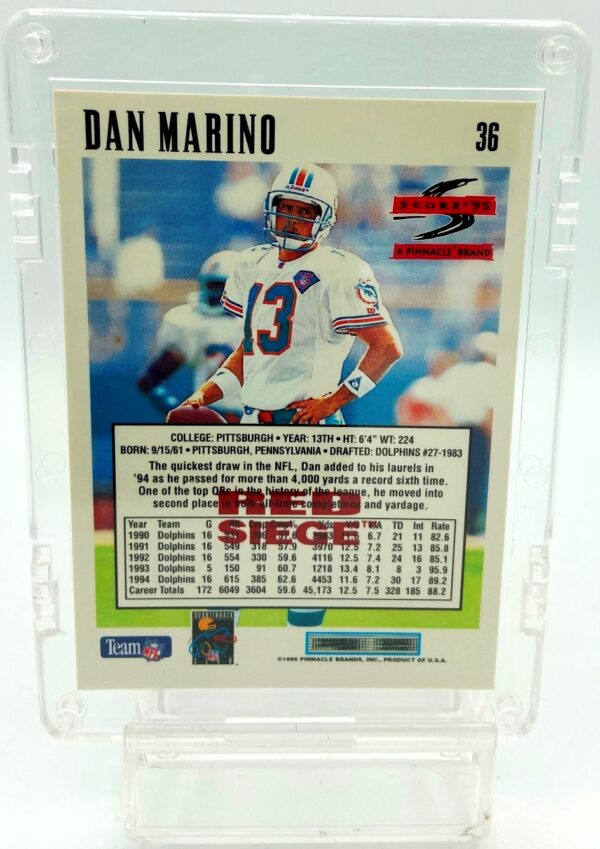 1995 Score Red Siege Dan Marino #36 (2) 1995 Score Red Siege Dan Marino #36 (2)
