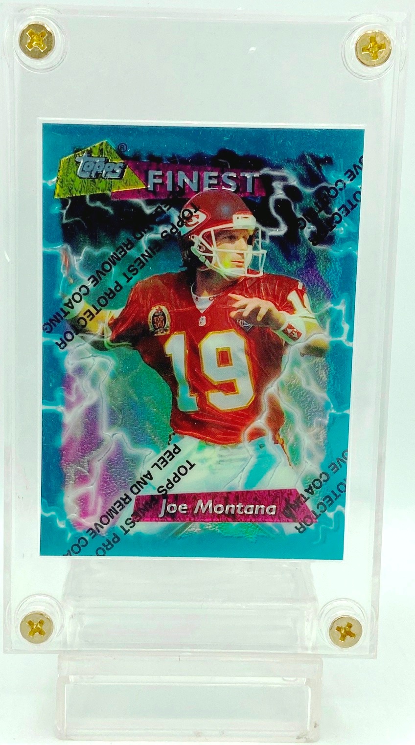 1995 Topps Finest Joe Montana #90 (1)