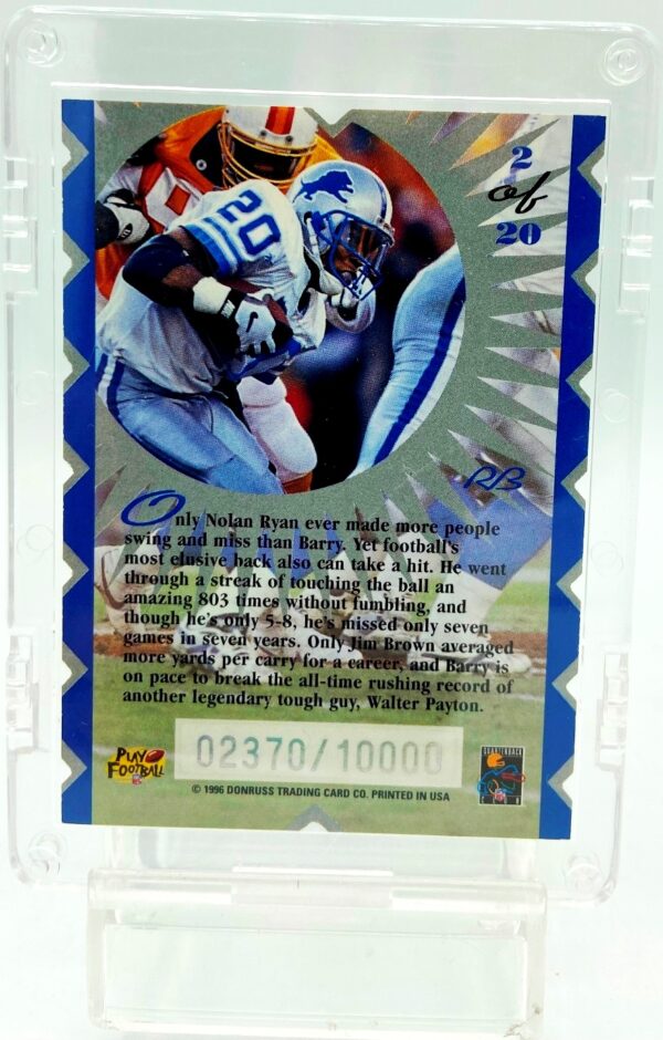 1996 Donruss Hit List Barry Sanders #2 (2) 1996 Donruss Hit List Barry Sanders #2 (2)